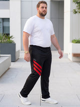 Men Plus Size Lami Colorblock Trackpant