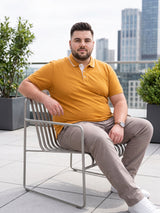Men Plus Size Chiko Printed Polo Tshirt