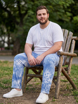 Men Plus Size Snoozure Multi Printed Trackpant