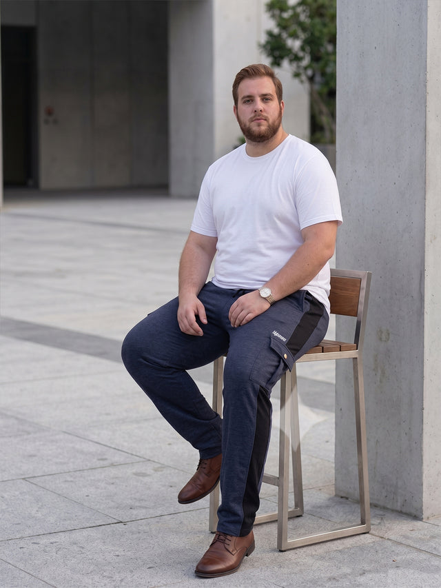 Men Plus Size Marlo Printed Trackpant