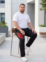 Men Plus Size Lami Colorblock Trackpant