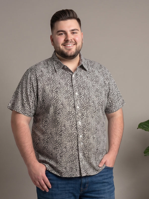 Men Plus Size Grainor Multi Printed Shirts