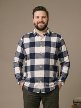 Men Plus Size Stronghold Multicolor Checkered Casual Shirt