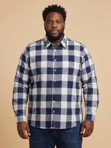 Men Plus Size Skryze Multi Check Shirts