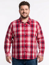 Men Plus Size Caelrix Multi Check Shirts