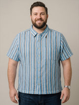 Men Plus Size Kryzex Multi Textured Shirts