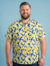 Men Plus Size Leafrix Multi Printed Shirts