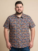 Men Plus Size Colorra Multi Printed Shirts