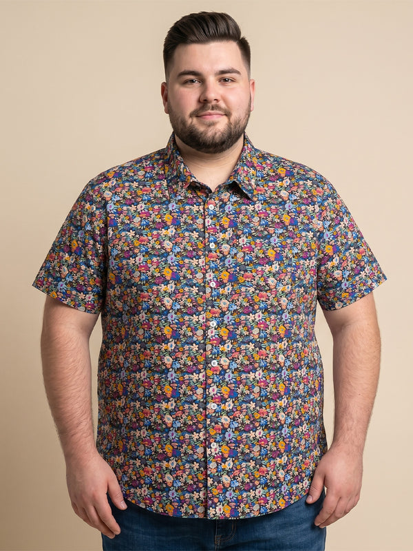 Men Plus Size Colorra Multi Printed Shirts
