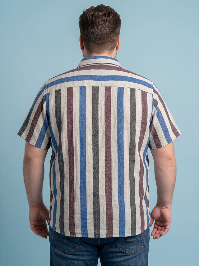 Men Plus Size Avyrell Multi Textured Shirts