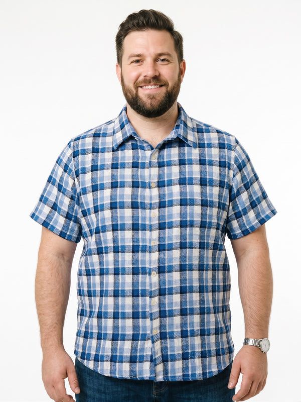 Men Plus Size StormWeave Multi Check Shirts