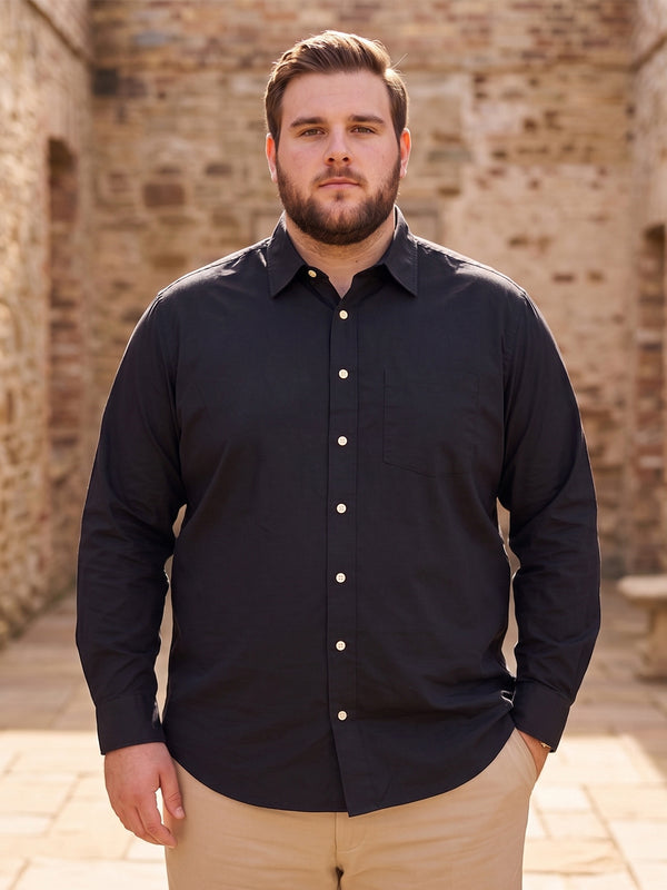 Men Plus Size VernonF Solid Shirt