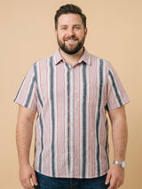 Men Plus Size Drayzen Multi Textured Shirts