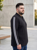 Men Plus Size Crewyard Solid Polo Tshirt