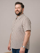 Men Plus Size Varnelo Multi Textured Shirts