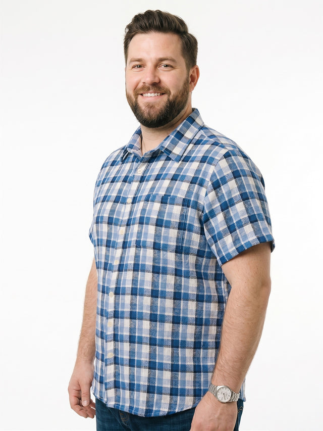 Men Plus Size StormWeave Multi Check Shirts