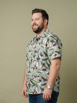Men Plus Size Mossmatrix Multi Printed Shirts