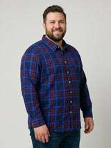 Men Plus Size Soryn Multi Check Shirts