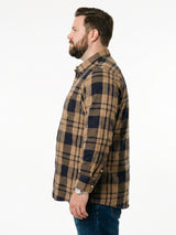 Men Plus Size Qorvex Multi Check Shirts