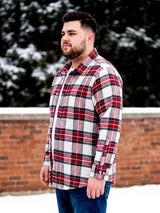 Men Plus Size Benze Multi Check Shirts