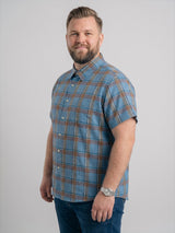 Men Plus Size Barquin Multi Check Shirts