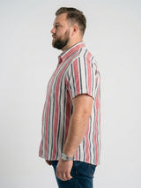 Men Plus Size Quibly Multi Textured Shirts