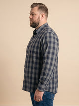Men Plus Size Avelor Multi Check Shirts