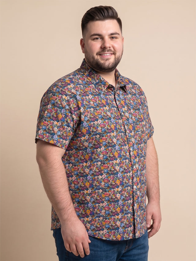 Men Plus Size Colorra Multi Printed Shirts