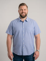 Men Plus Size Aqualon Multi Striped Shirts