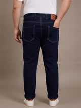 Men Plus Size Vexor Dark Navy Solid Jeans