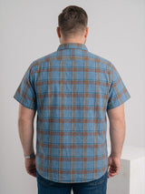 Men Plus Size Barquin Multi Check Shirts