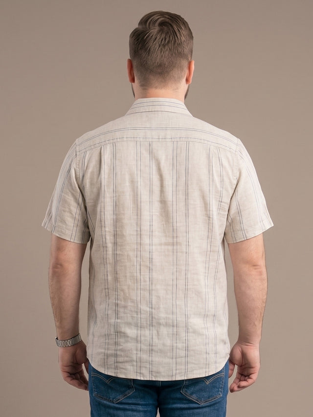 Men Plus Size Arvessia Multi Textured Shirts