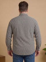 Men Plus Size Venzara Multi Check Shirts