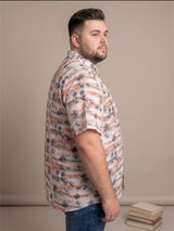 Men Plus Size Shore Multi Printed Shirts