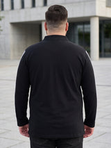 Men Plus Size Crewyard Solid Polo Tshirt