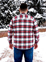 Men Plus Size Benze Multi Check Shirts