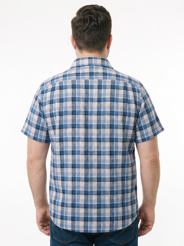 Men Plus Size StormWeave Multi Check Shirts