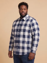Men Plus Size Skryze Multi Check Shirts