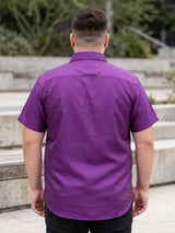 Men Plus Size Dura-V Solid Shirt