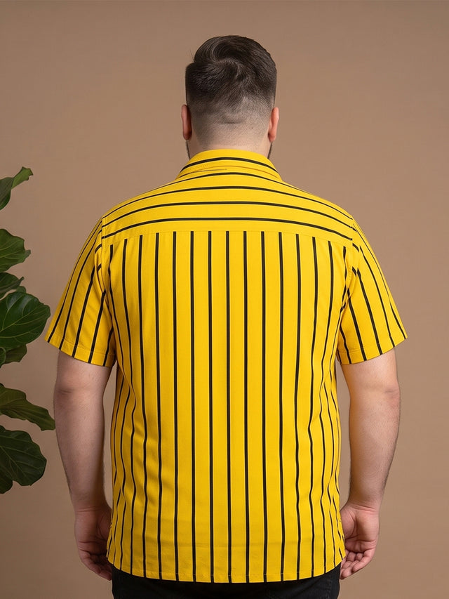 Men Plus Size Boldline Multi Striped Shirts