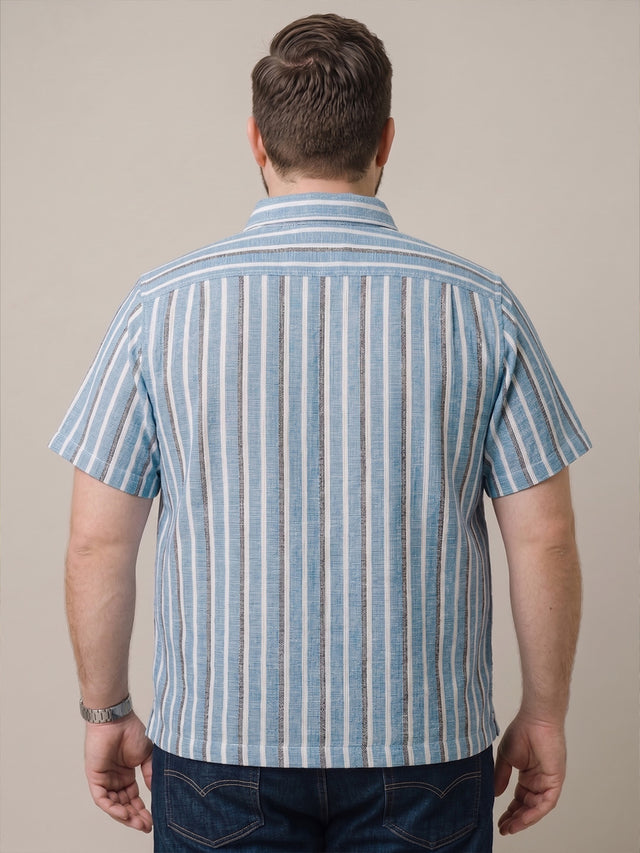 Men Plus Size Kryzex Multi Textured Shirts