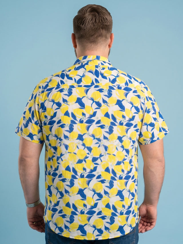 Men Plus Size Leafrix Multi Printed Shirts