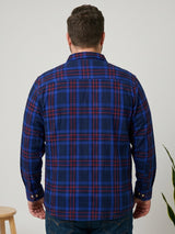 Men Plus Size Soryn Multi Check Shirts