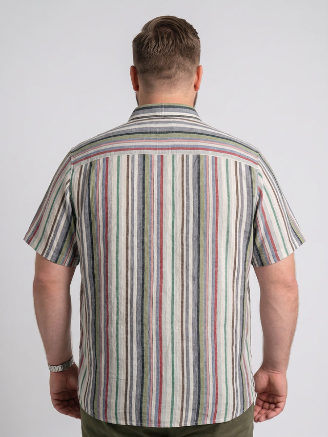 Men Plus Size Norvellae Multi Textured Shirts