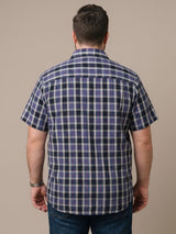 Men Plus Size Mirelix Multi Check Shirts