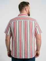 Men Plus Size Quibly Multi Textured Shirts