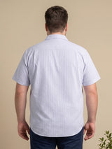 Men Plus Size Placid Multi Textured Shirts