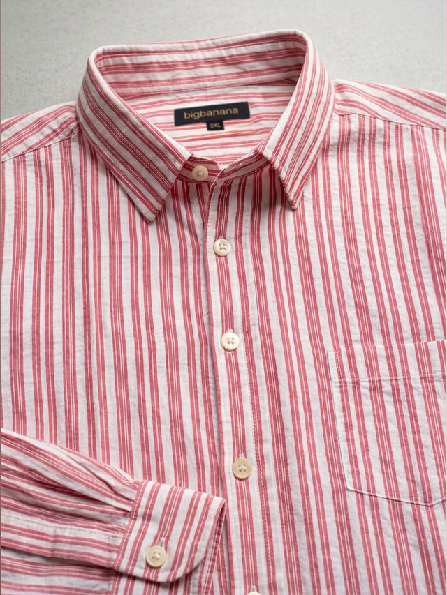 Men Plus Size Berryweave Red Check Shirts
