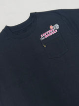 Men Plus Size Flashfocus Black Printed Round Neck