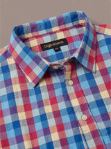 Men Plus Size Xaro Multi Check Shirts